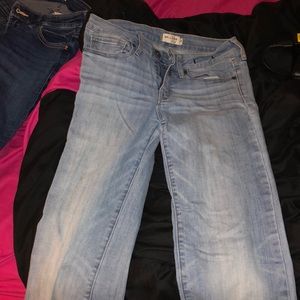 Slim light blue jeans